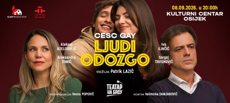 Pozorišna predstava "Ljudi odozgo" u Osijeku