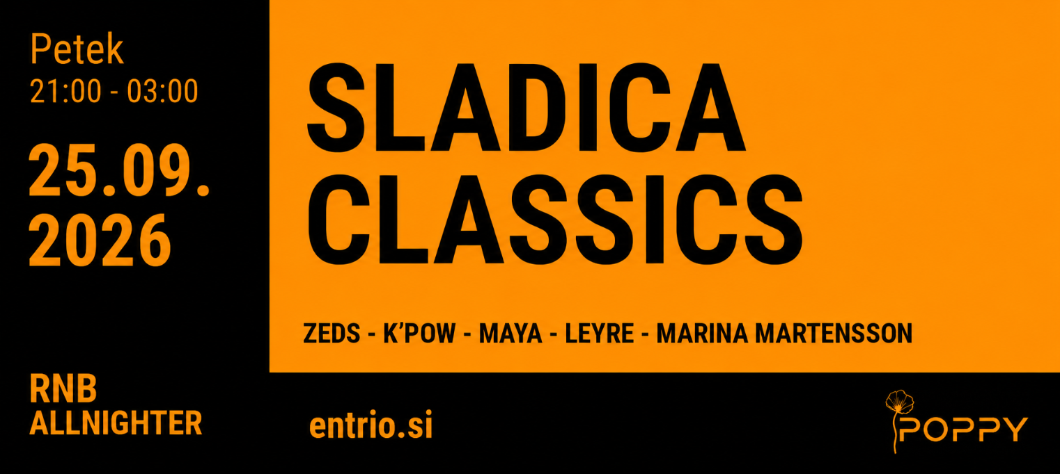 SLADICA CLASSICS, 25. September 2026 @ POPPY