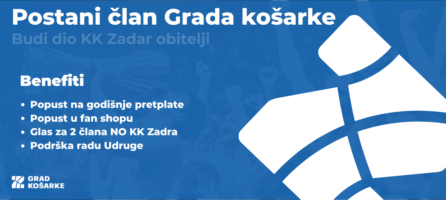 Članstvo Grad Košarke 2026