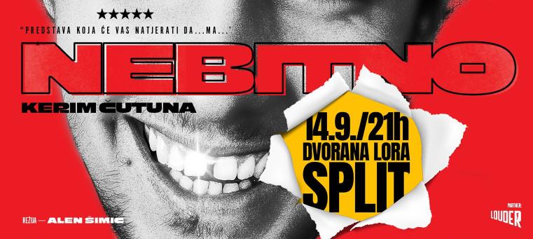 SPLIT - KERIM ČUTUNA "NEBITNO" @ DVORANA LORA SPLIT
