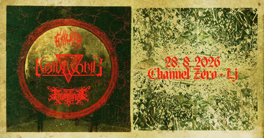 VØIDWOMB (PT) + GRAUFAR (AT) + ENSANGUINATE (SI)