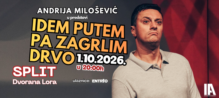 SPLIT: Andrija Milošević - "Idem putem pa zagrlim drvo"