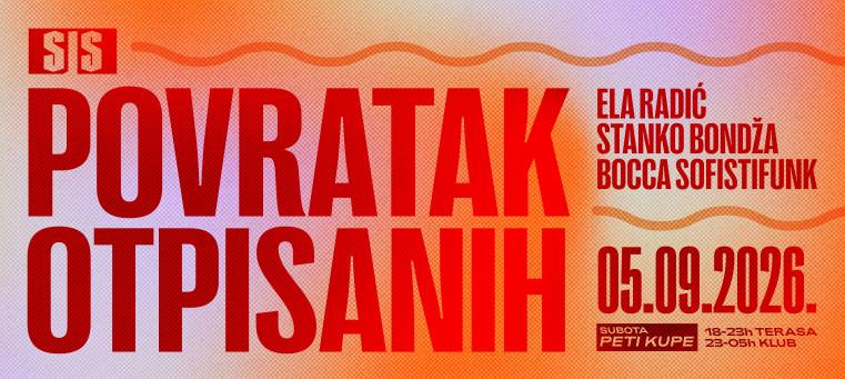 sjs predstavlja povratak otpisanih 5.9.2026.